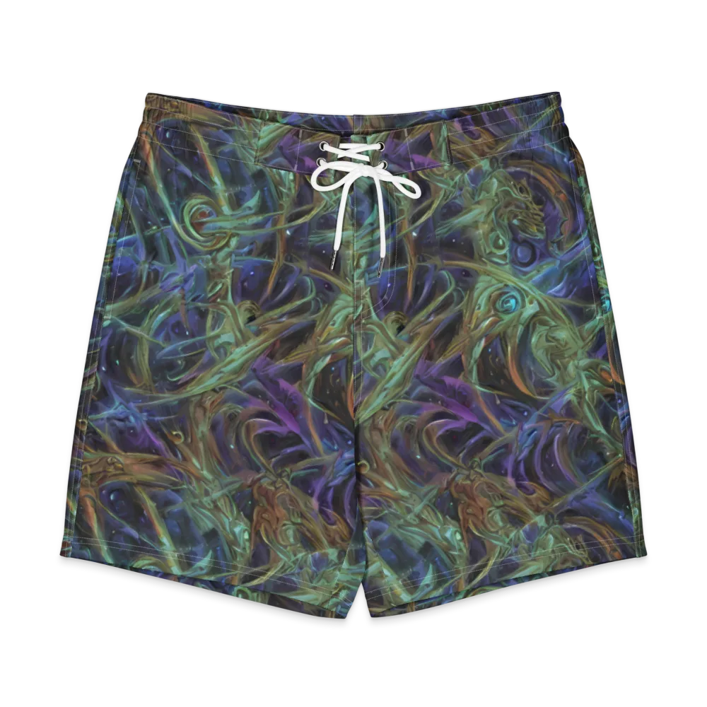 Neptune’s Garden on Men's Board Shorts — Front