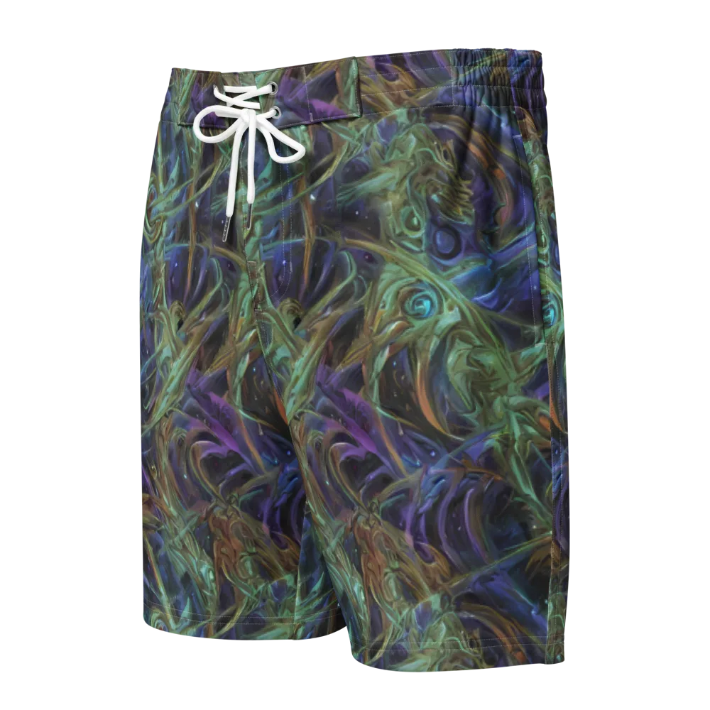 Neptune’s Garden on Men's Board Shorts — Front