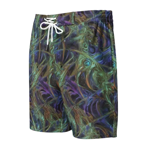 Neptune’s Garden on a Men's Board Shorts