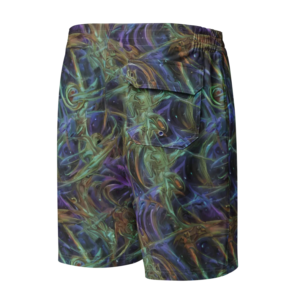 Neptune’s Garden on Men's Board Shorts — Back