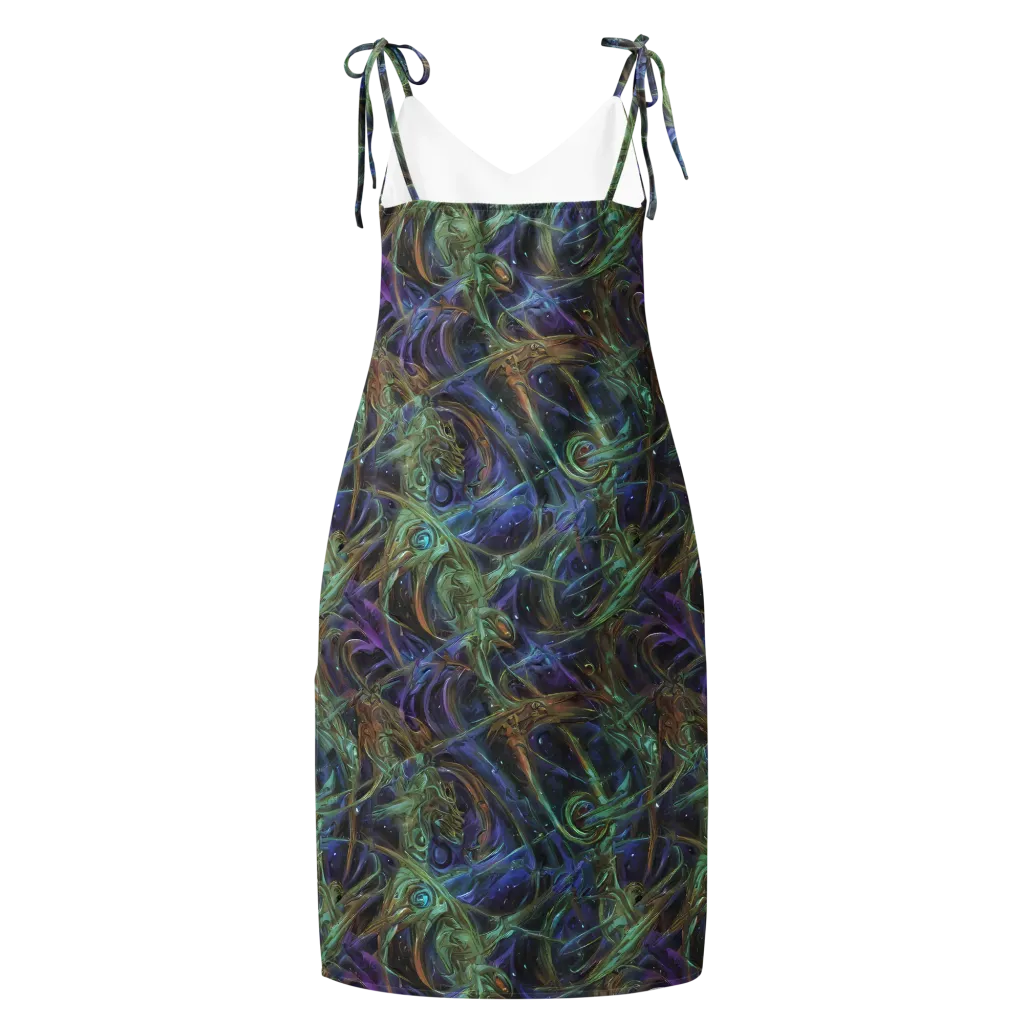 Neptune’s Garden on Slip Dress — Back