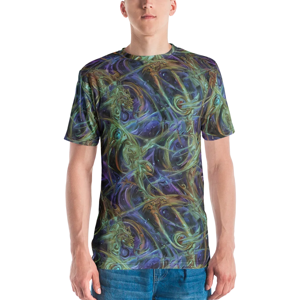 Neptune’s Garden on Men's Crew Neck T-Shirt — Front