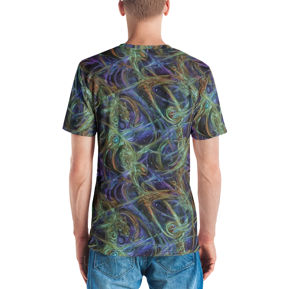 Neptune’s Garden on Men's Crew Neck T-Shirt — Back