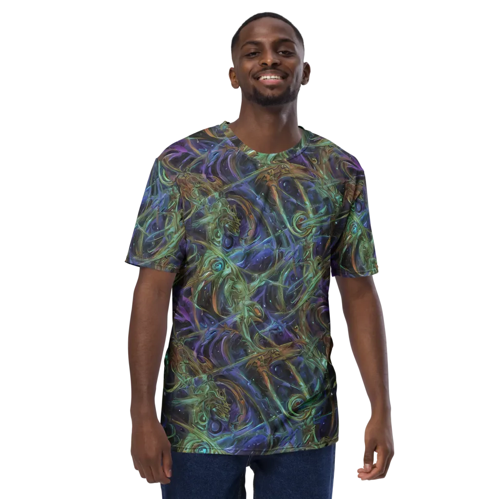 Neptune’s Garden on Men's Crew Neck T-Shirt — Front