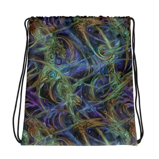 Neptune’s Garden on a Drawstring Bag