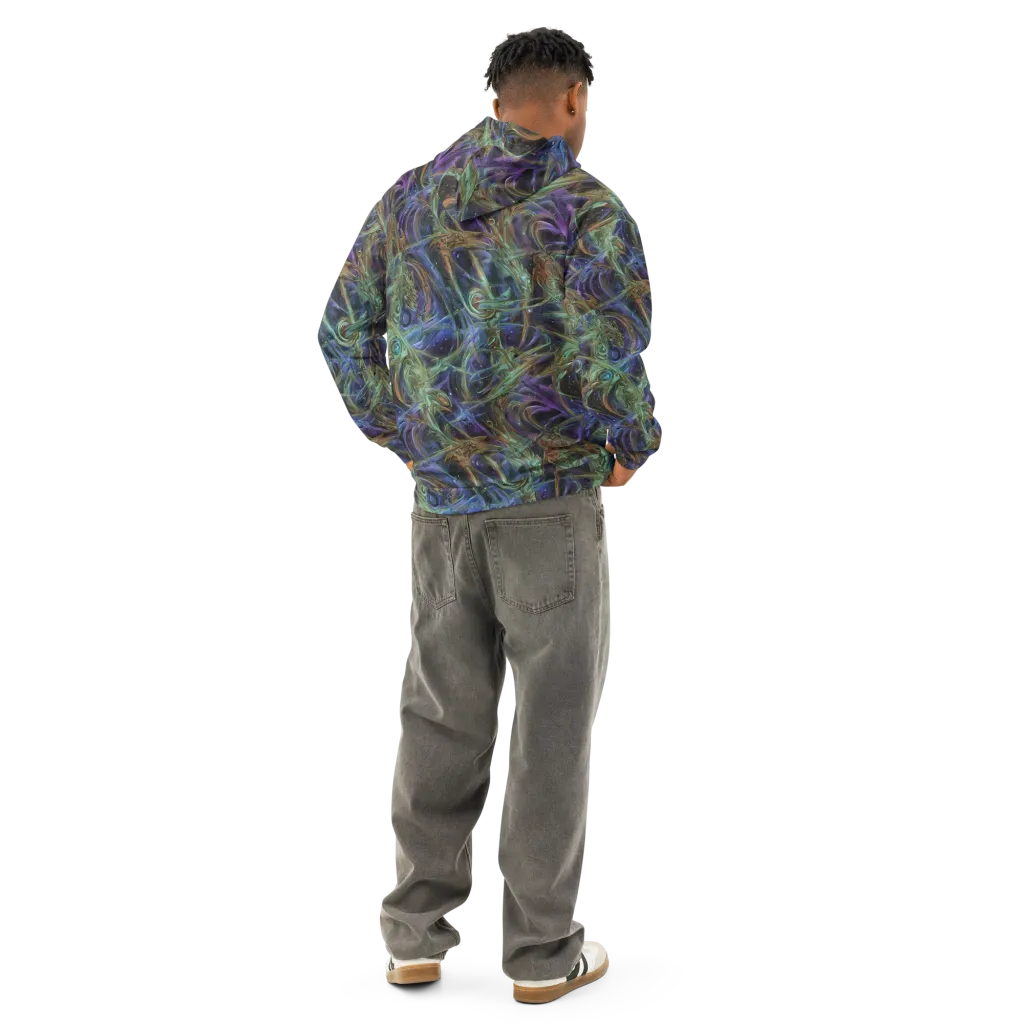 Neptune’s Garden on Cotton Hoodie — Back