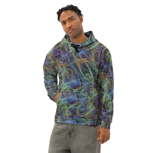 Neptune’s Garden on a Cotton Hoodie