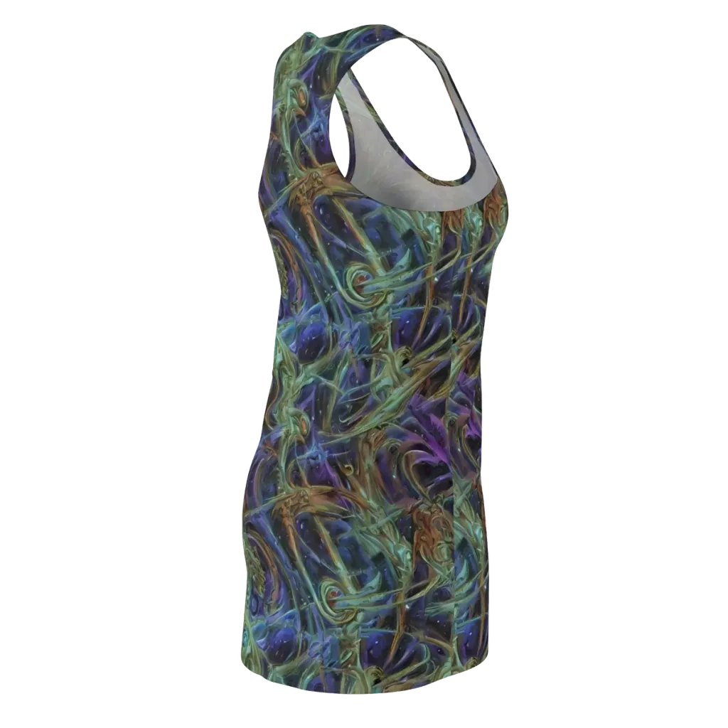 Neptune’s Garden on Racerback Dress — Back Side