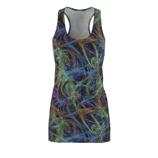 Neptune’s Garden on a Racerback Dress