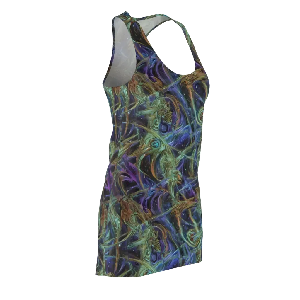 Neptune’s Garden on Racerback Dress — Front Side