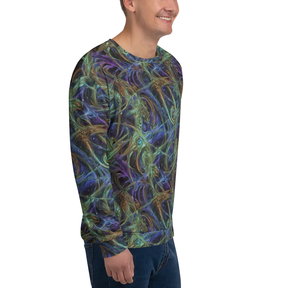 Neptune’s Garden on Sweatshirt — Right Front
