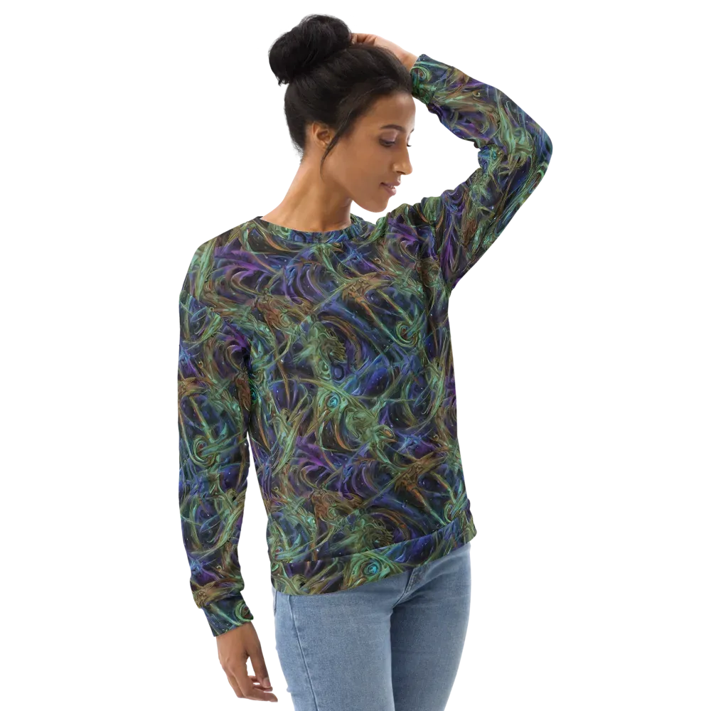 Neptune’s Garden on Sweatshirt — Right Front