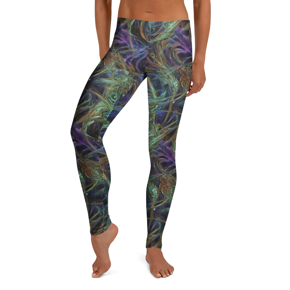 Neptune’s Garden on Leggings — Front