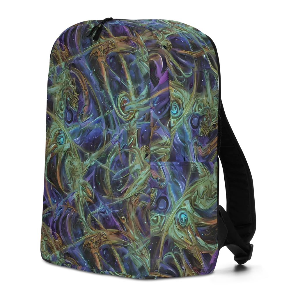Neptune’s Garden on Minimalist Backpack — Left