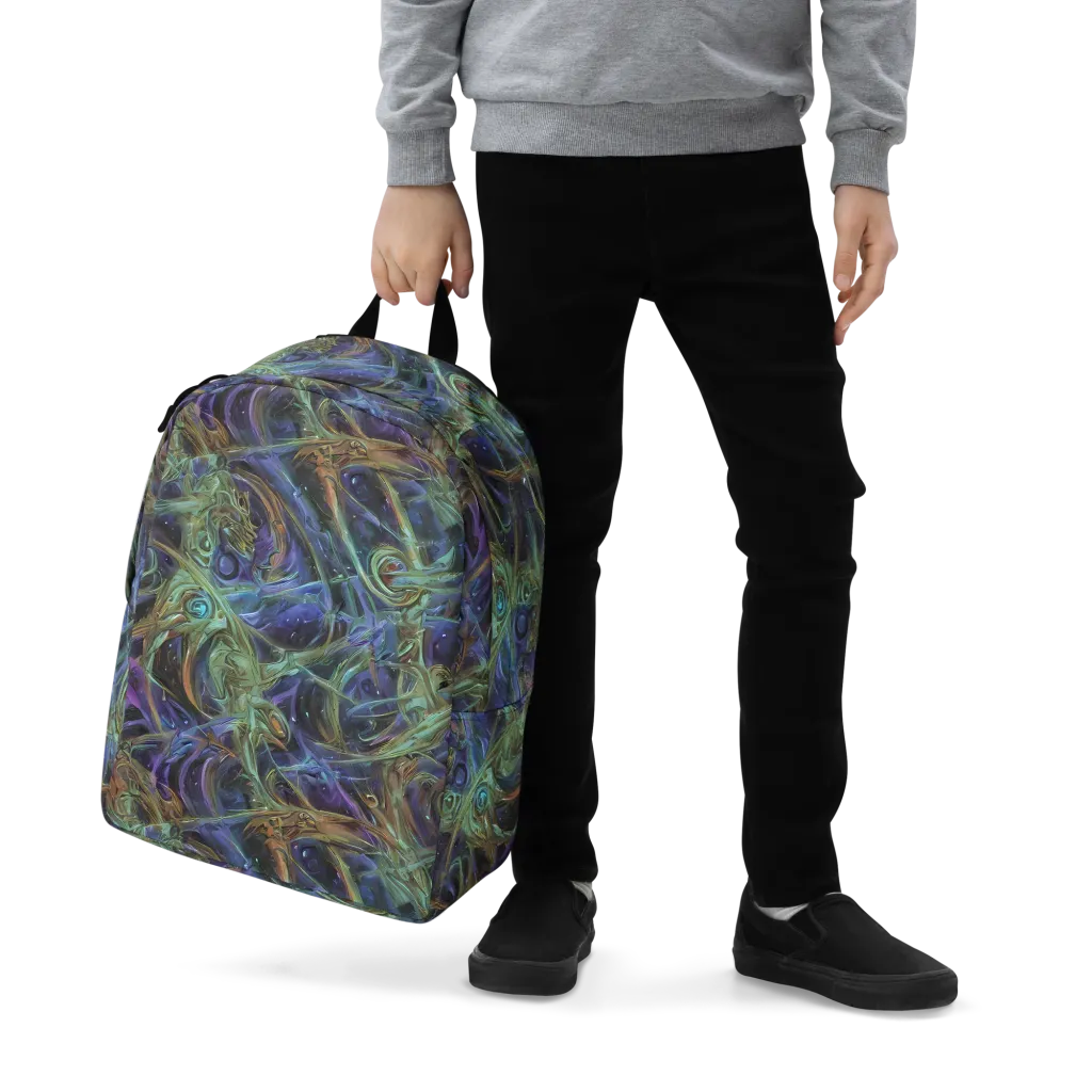 Neptune’s Garden on Minimalist Backpack — Zoomed-in