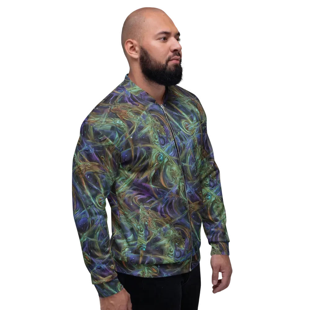Neptune’s Garden on Bomber Jacket — Right