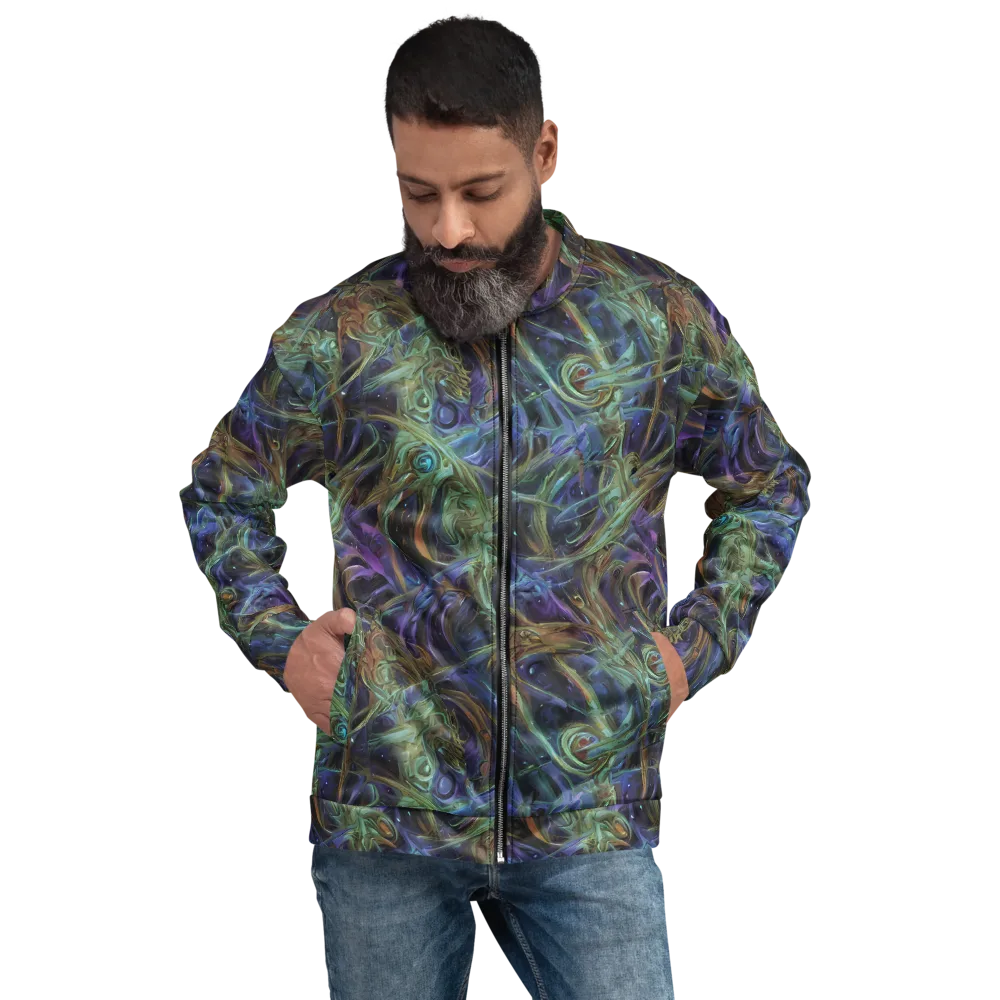 Neptune’s Garden on Bomber Jacket — Front