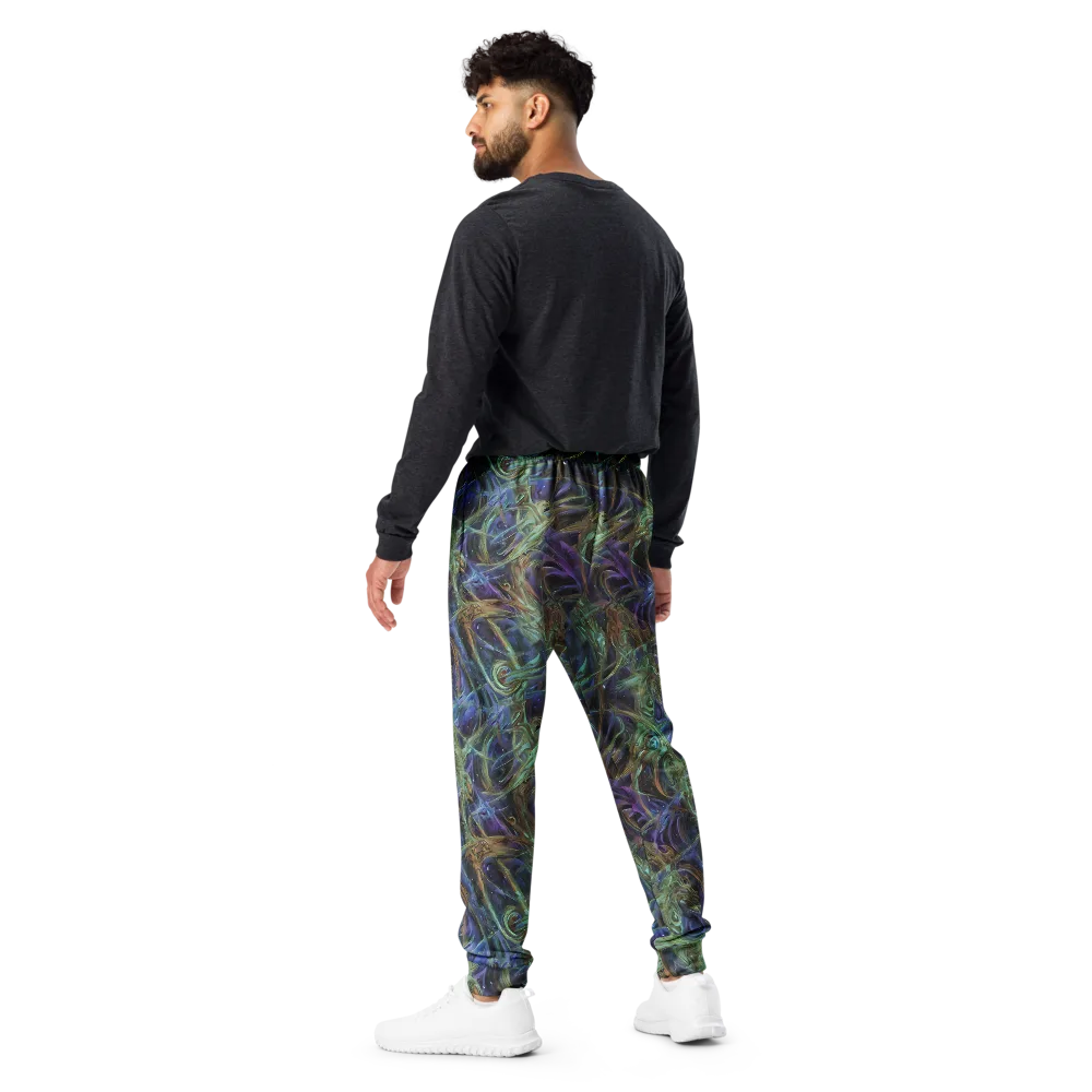 Neptune’s Garden on Men's Joggers — Back