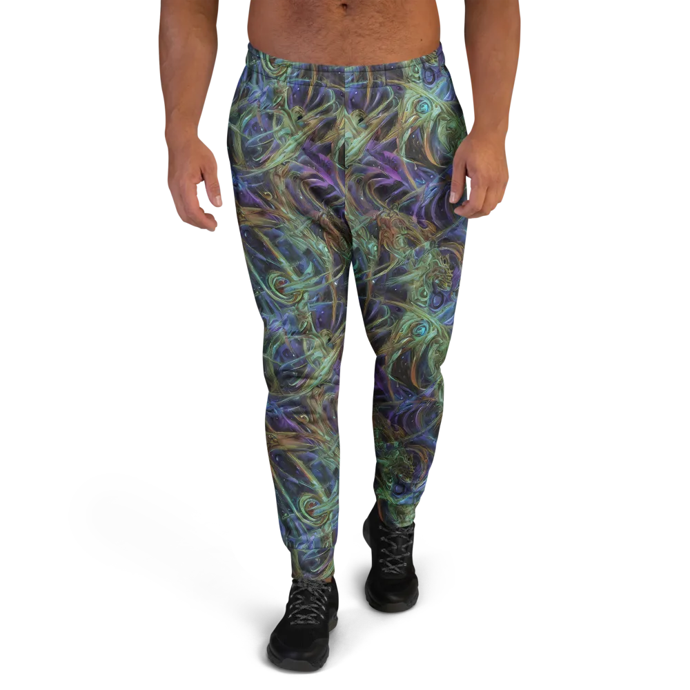 Neptune’s Garden on Men's Joggers — Front