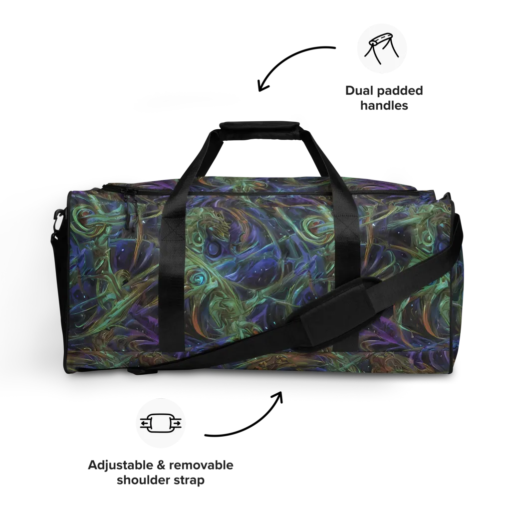 Neptune’s Garden on Duffle Bag — Front
