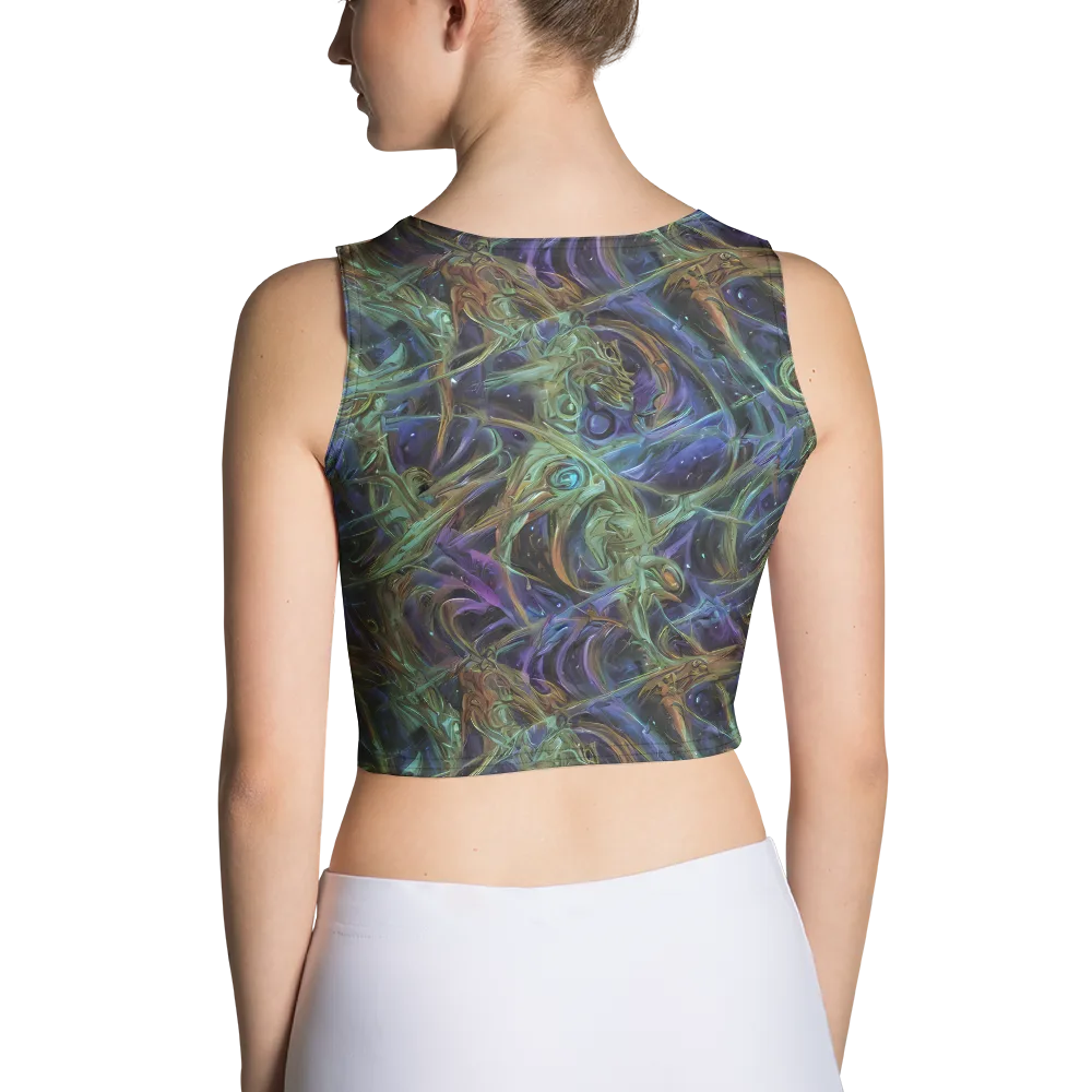 Neptune’s Garden on Crop Top — Back
