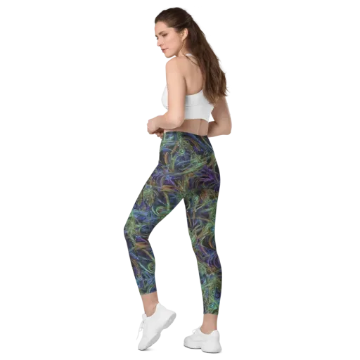 Neptune’s Garden on a Leggings with Pockets