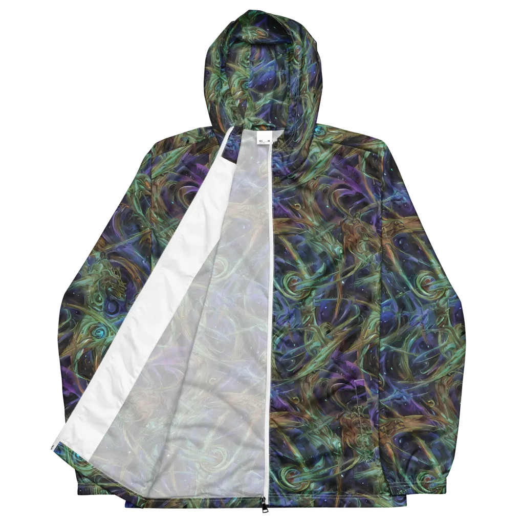 Neptune’s Garden on Men's Windbreaker — Front