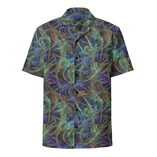 Neptune’s Garden on a Button Shirt