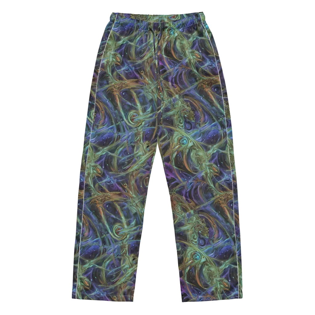 Neptune’s Garden on Women's Pajama Pants — Front