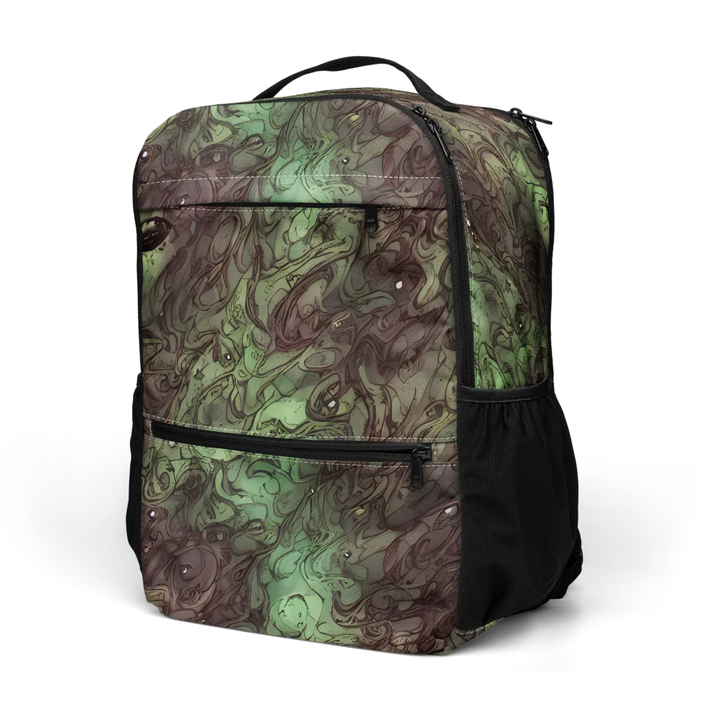 Mossborn Masquerade on Utility Backpack — Left Front