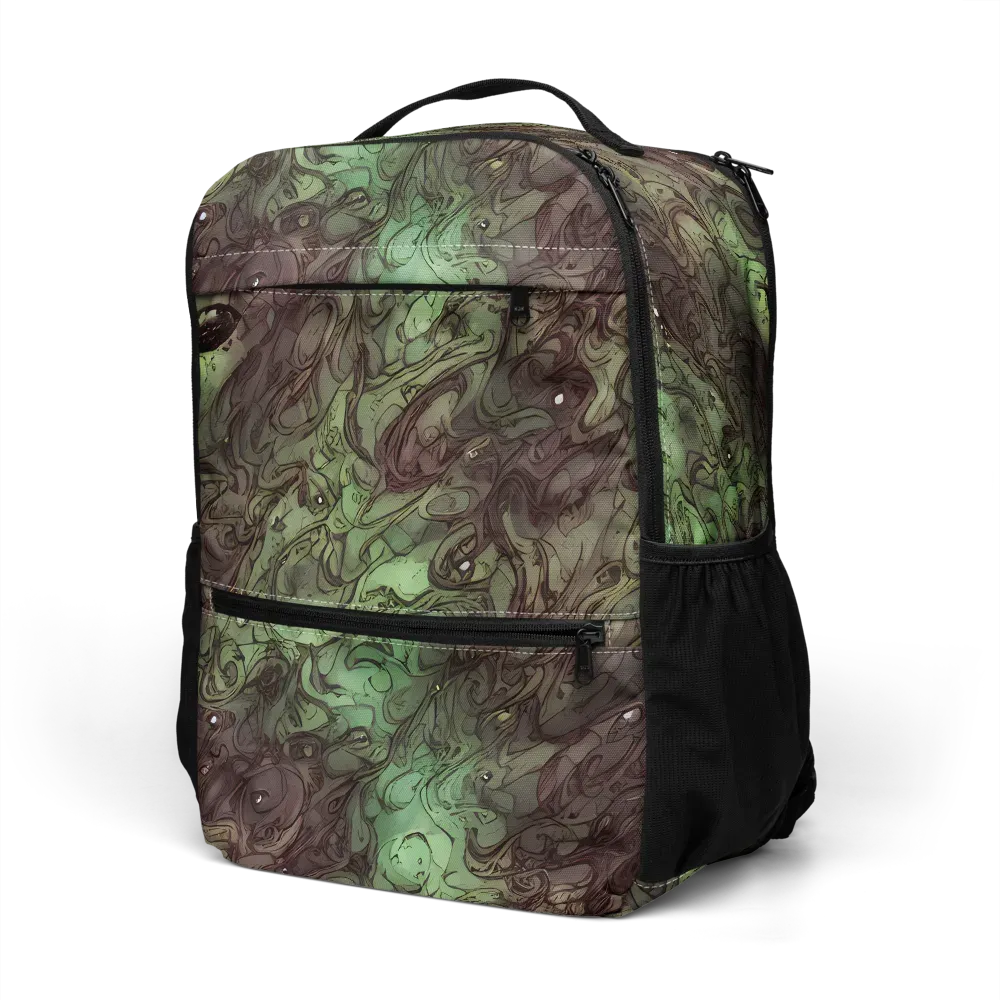 Mossborn Masquerade on Utility Backpack — Left Front