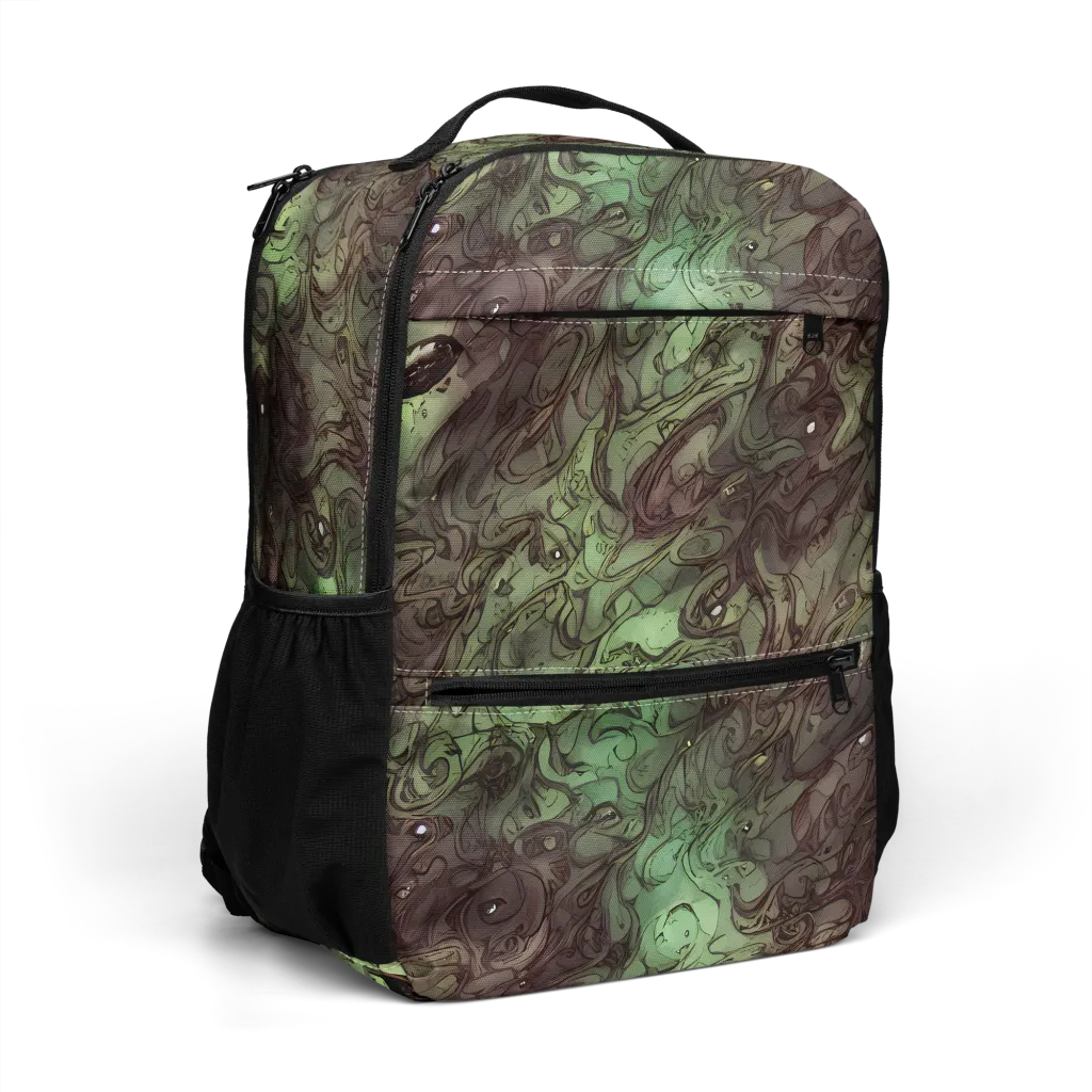 Mossborn Masquerade on Utility Backpack — Right Front