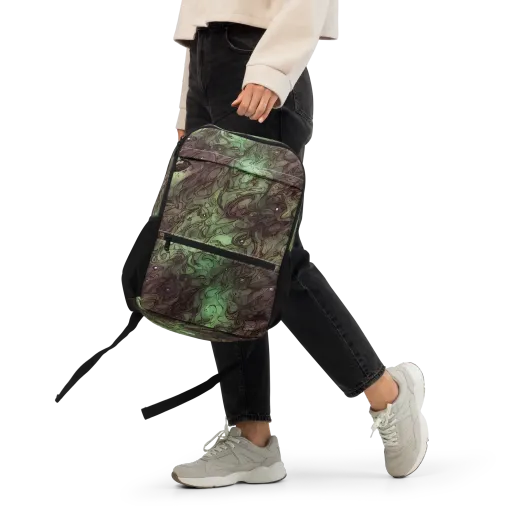 Mossborn Masquerade on a Utility Backpack