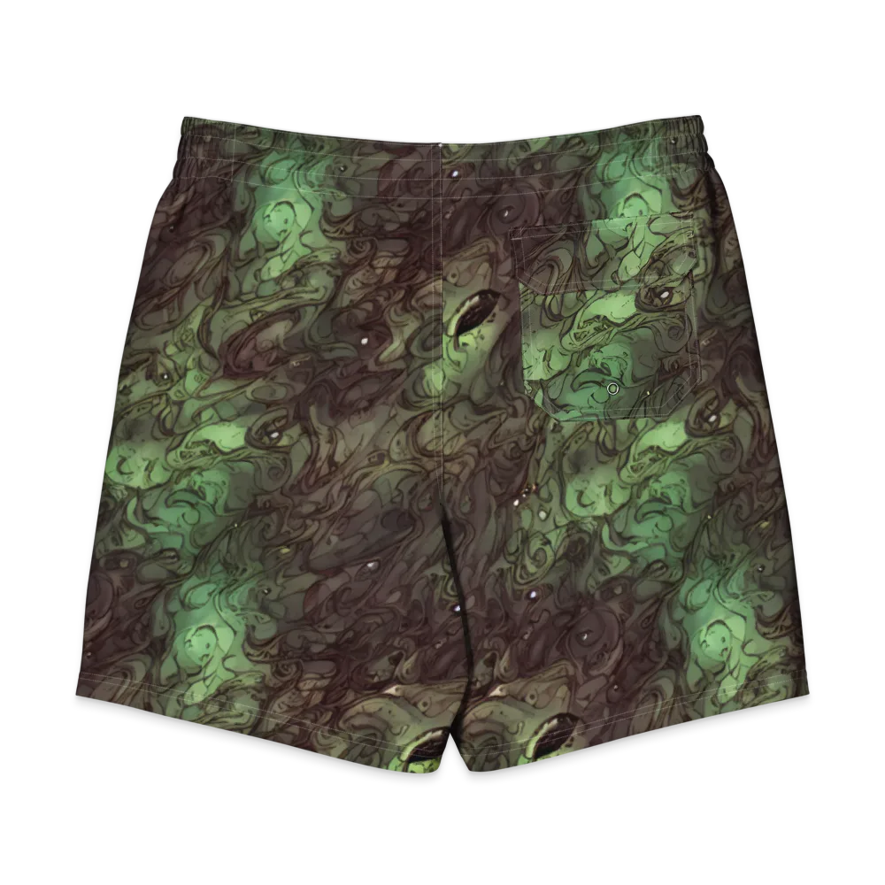 Mossborn Masquerade on Men's Board Shorts — Back
