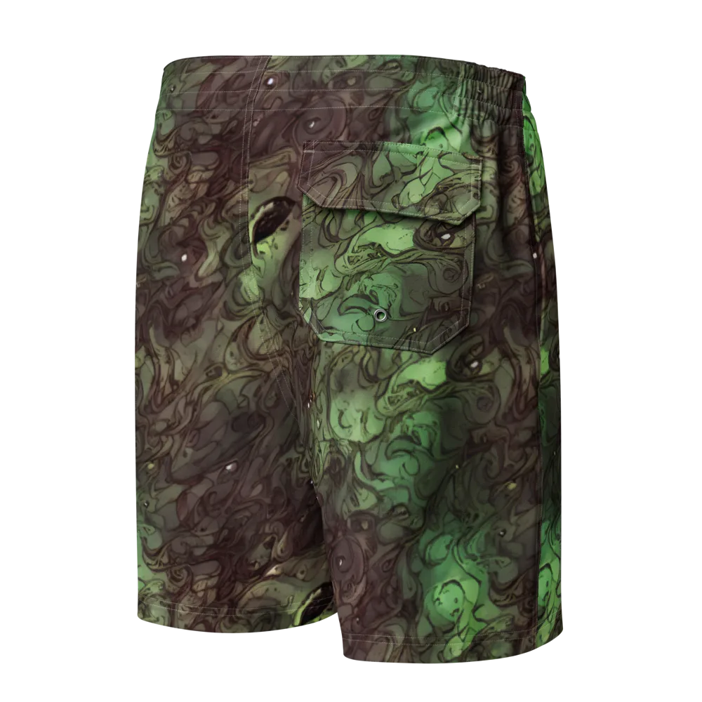 Mossborn Masquerade on Men's Board Shorts — Back