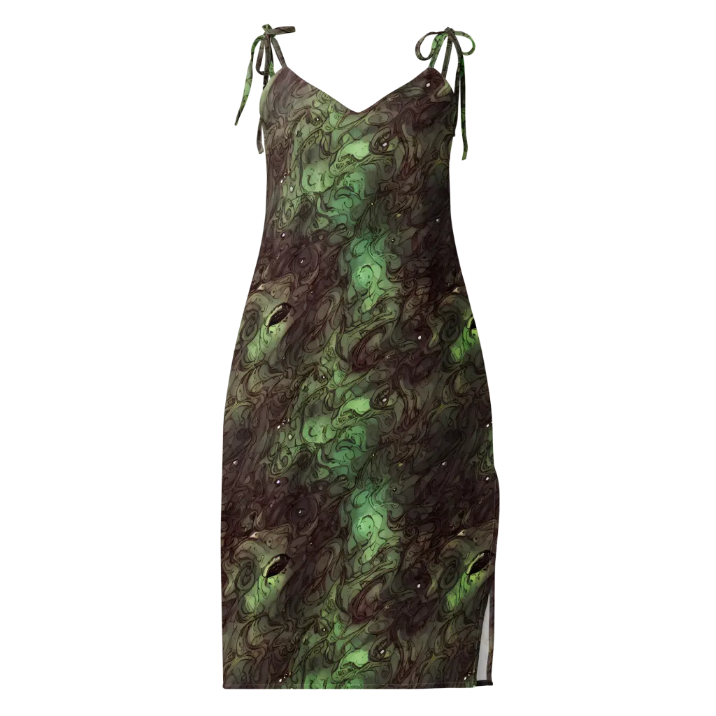 Mossborn Masquerade on Slip Dress — Front