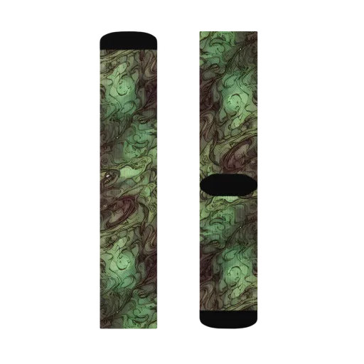 Mossborn Masquerade on a Socks