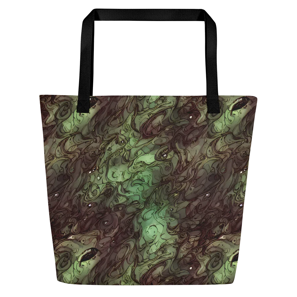 Mossborn Masquerade on Large Tote Bag W/ Pocket — Front