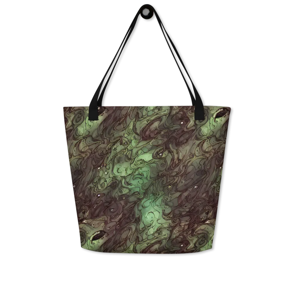 Mossborn Masquerade on Large Tote Bag W/ Pocket — Front