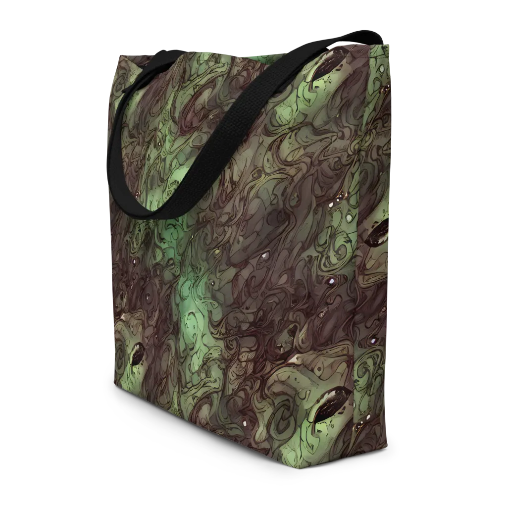 Mossborn Masquerade on Large Tote Bag W/ Pocket — Front