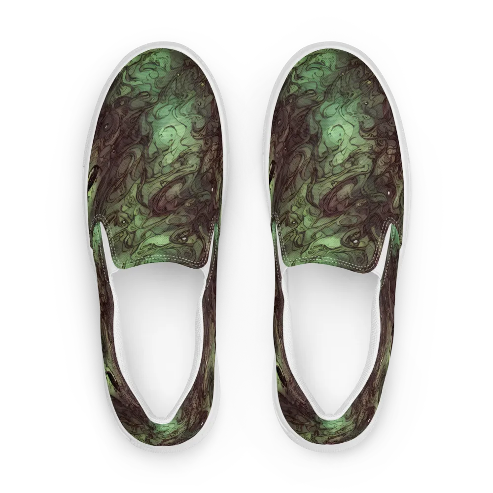 Mossborn Masquerade on Women's Slip-On Canvas Shoes — Front