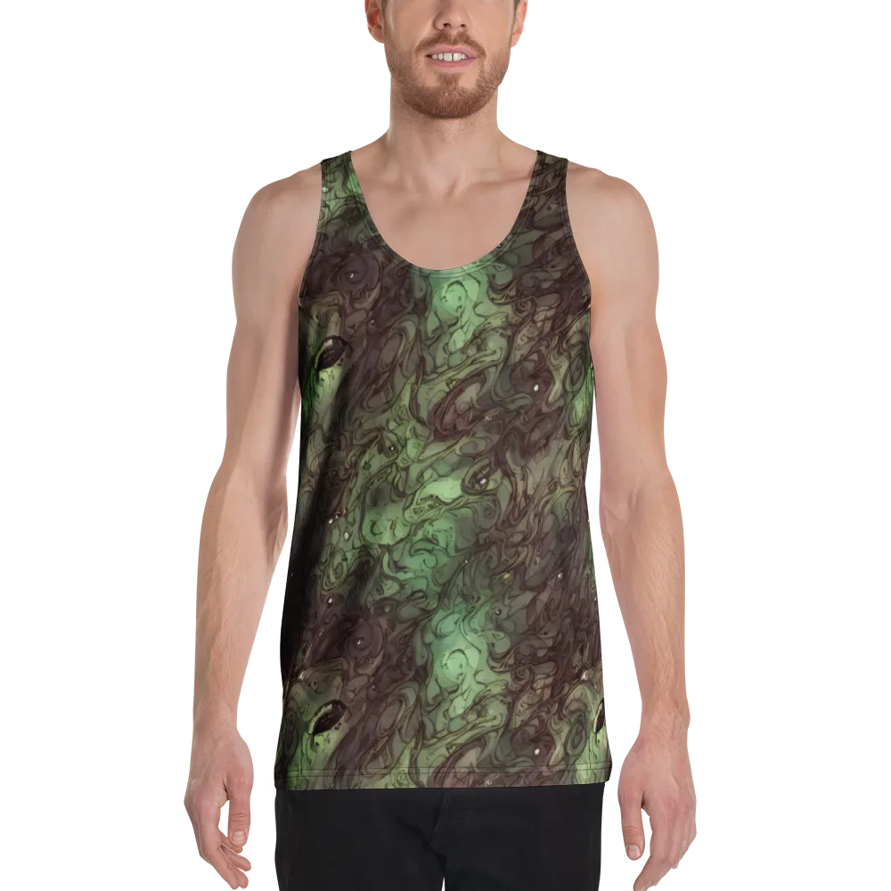 Mossborn Masquerade on Men's Tank Top — Front