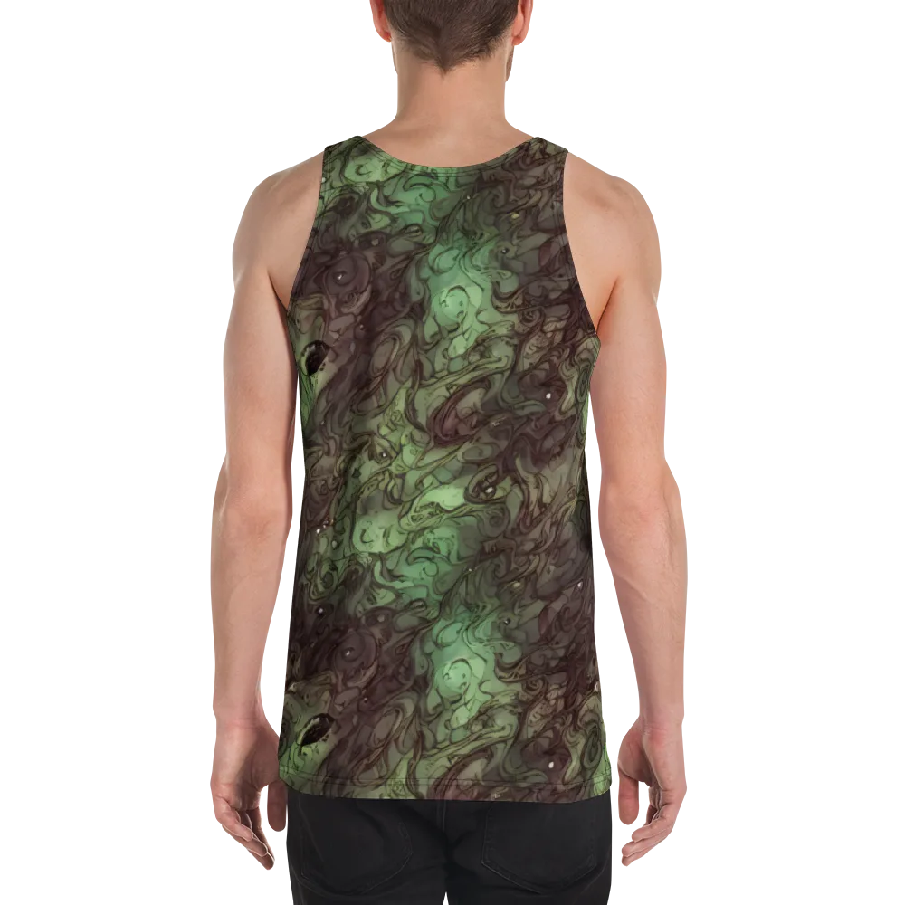 Mossborn Masquerade on Men's Tank Top — Back