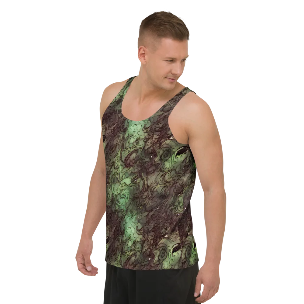 Mossborn Masquerade on Men's Tank Top — Left Front