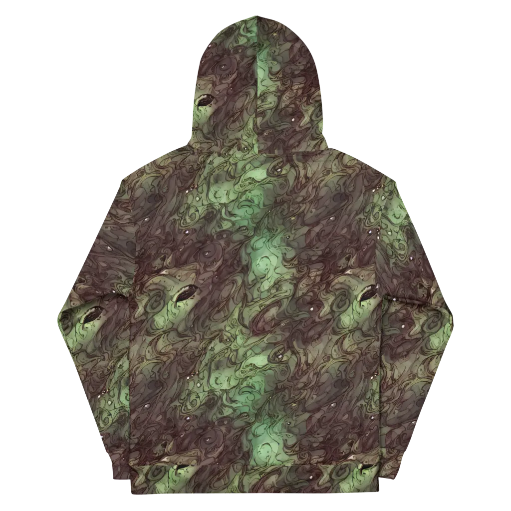 Mossborn Masquerade on Cotton Hoodie — Back