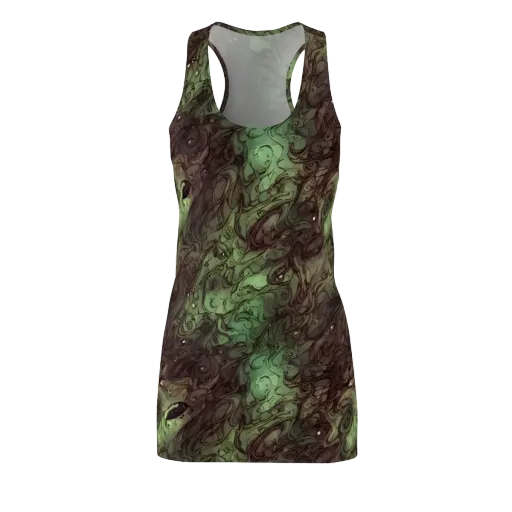 Mossborn Masquerade on a Racerback Dress