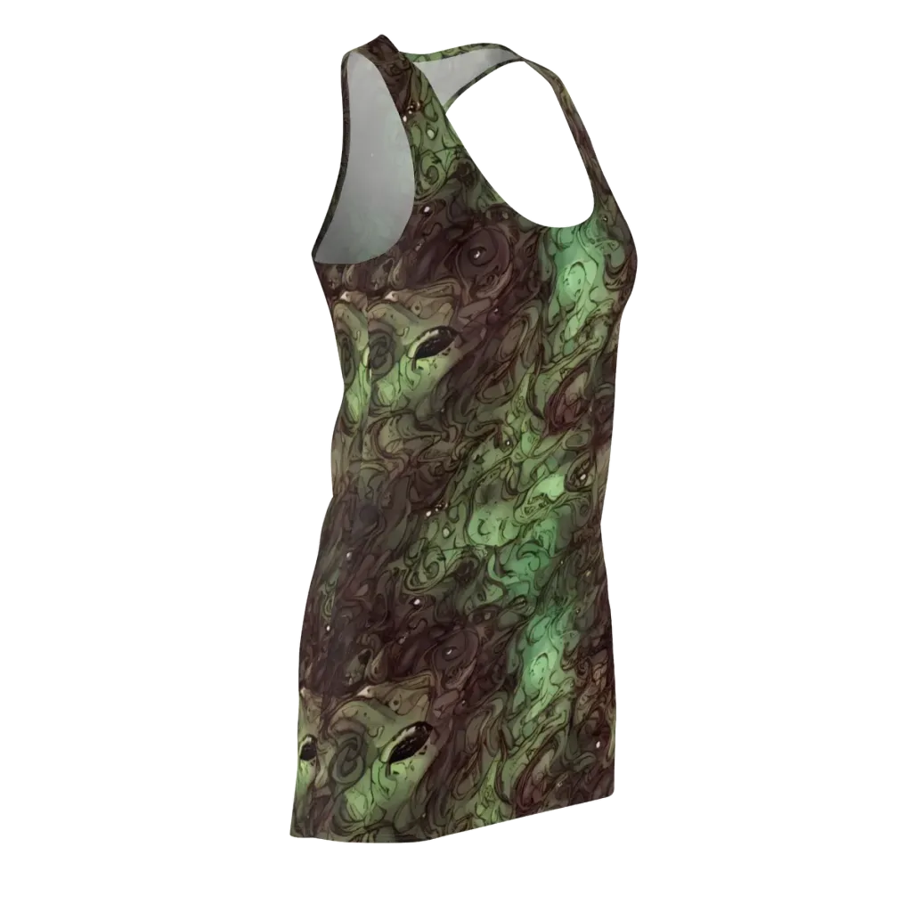 Mossborn Masquerade on Racerback Dress — Front Side