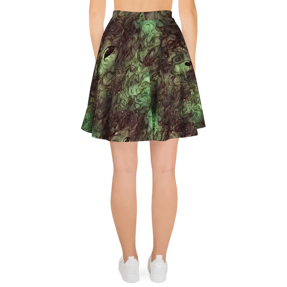 Mossborn Masquerade on Skater Skirt — Back