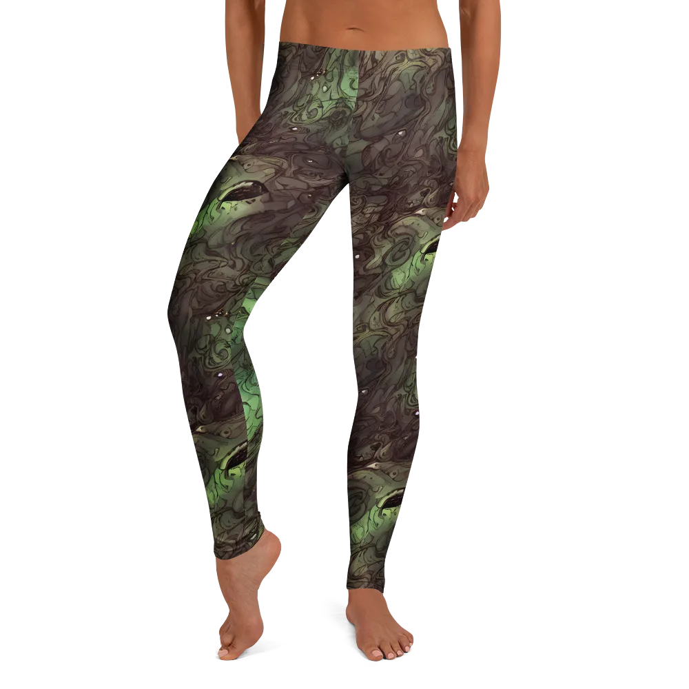 Mossborn Masquerade on Leggings — Front