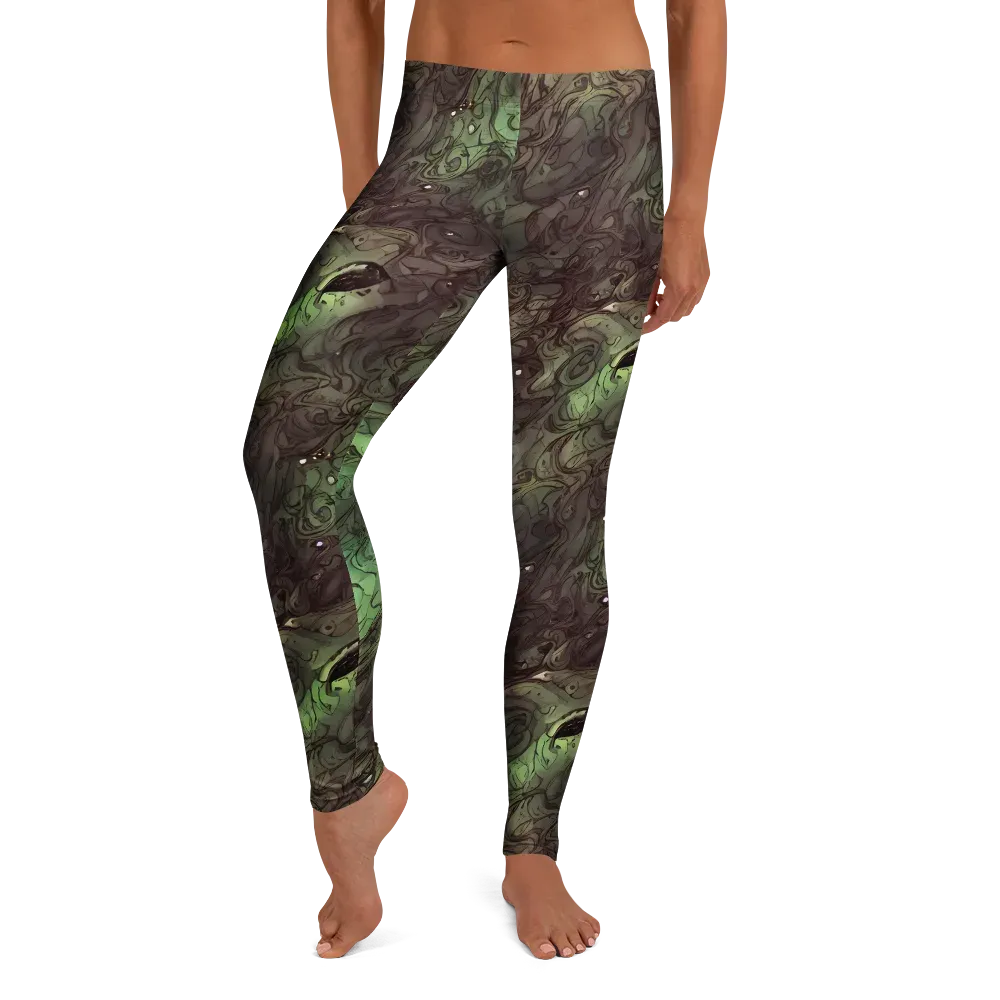 Mossborn Masquerade on Leggings — Front